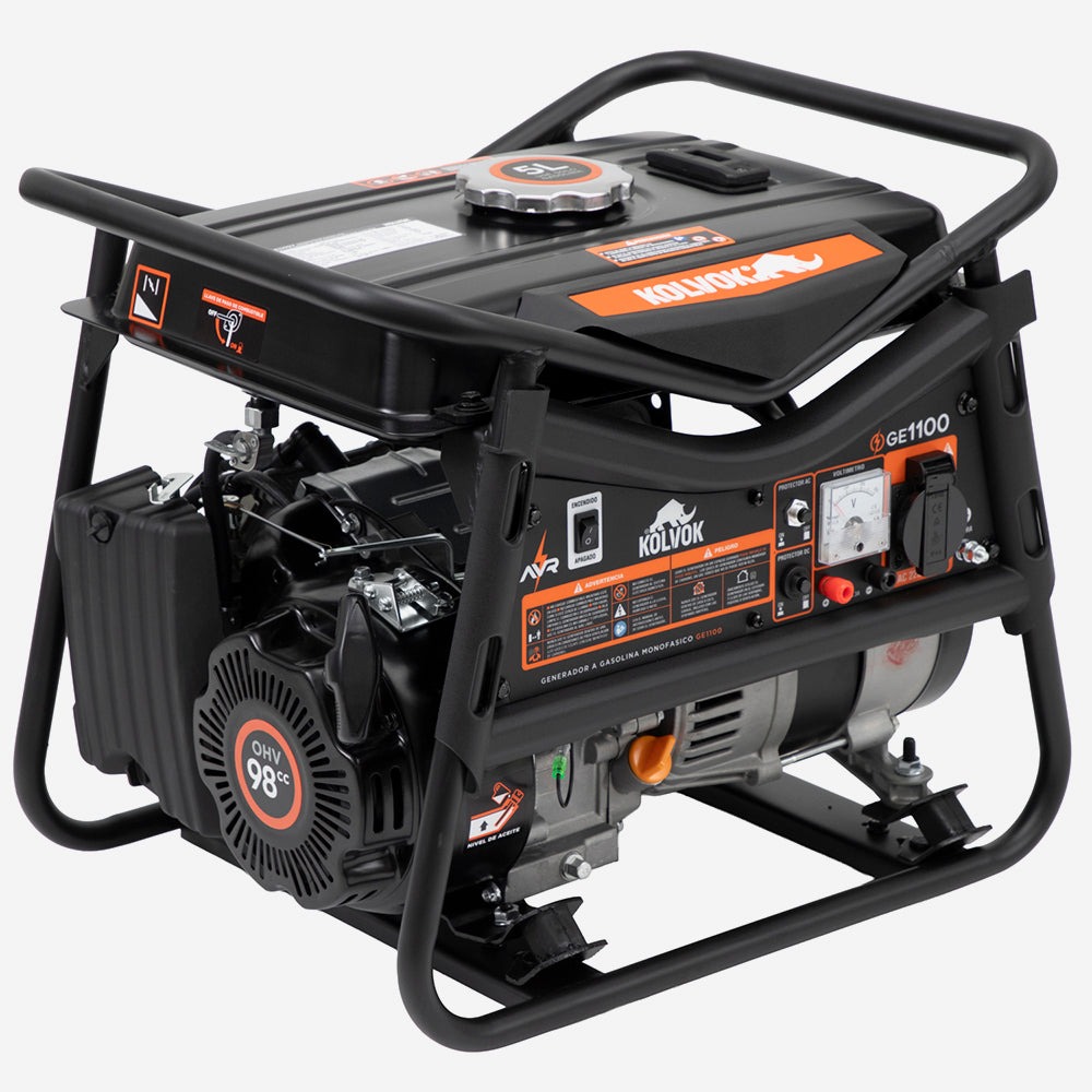GENERADOR ELECTRICO GASOLINA 1,1 KVA GE1100V KOLVOK