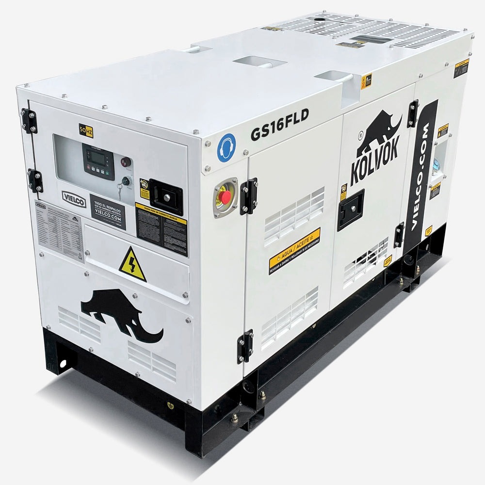 GENERADOR ELECTRICO DIESEL TRIFASICO 16 KVA GS16FLD KOLVOK