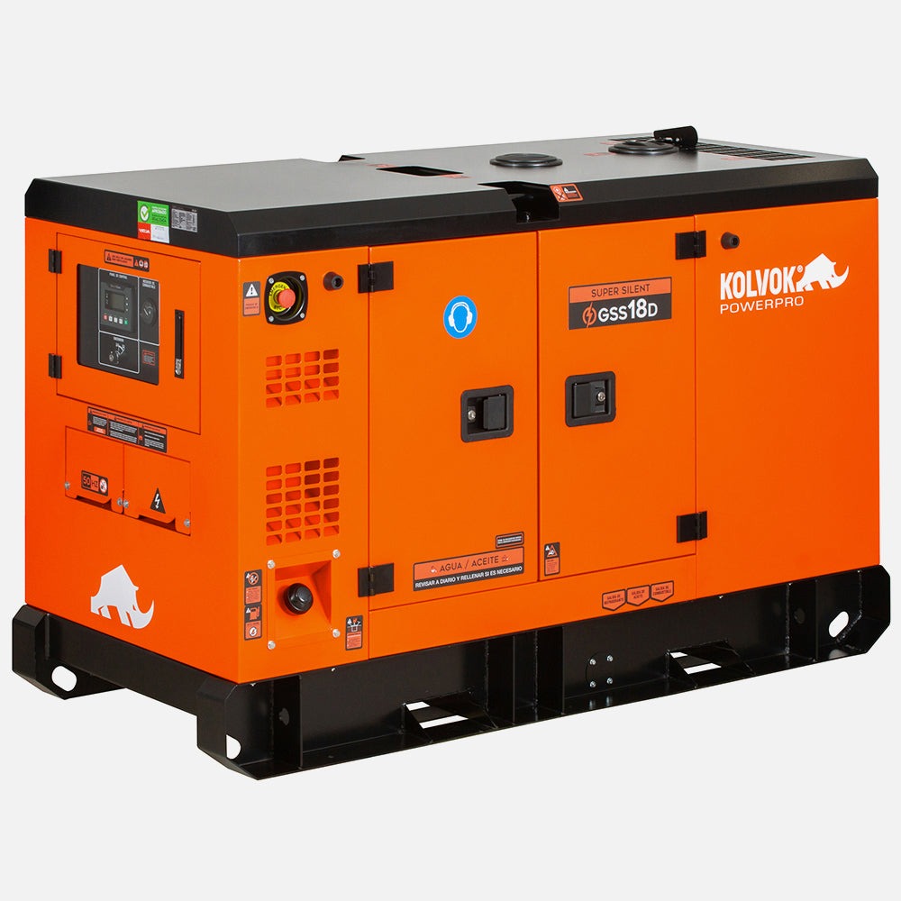 GENERADOR ELECTRICO DIESEL 18 KVA GSS18D KOLVOK