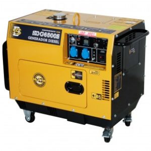 GENERADOR DIESEL 6,2 KVA - 5,0 KW 220 V SDG6500S SDS POWER