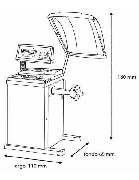 BALANCEADORA PARA BUSES Y CAMIONES U150 380V - Imagen 5