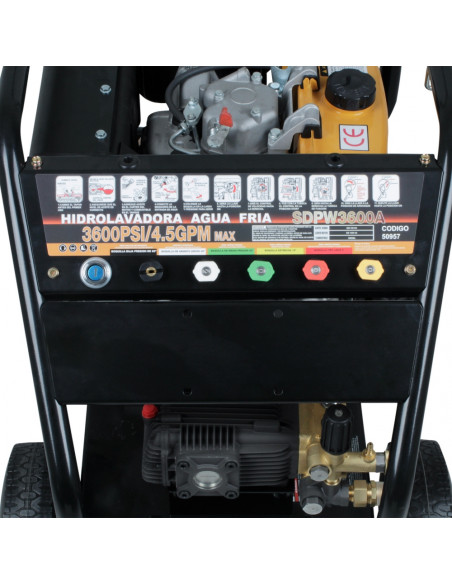 HIDROLAVADORA DIESEL 248BAR 10HP SDS POWER - Imagen 4