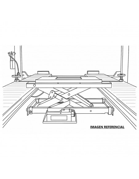 ELEVADOR 4 COLUMNAS CON ALINEACION 5500KG HFL4155E - Imagen 3