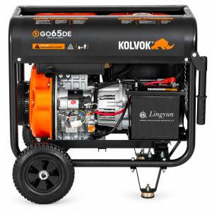 GENERADOR ELÉCTRICO DIÉSEL 6,5 KVA MONOFÁSICO PARTIDA ELÉCTRICA KOLVOK GO65DE
